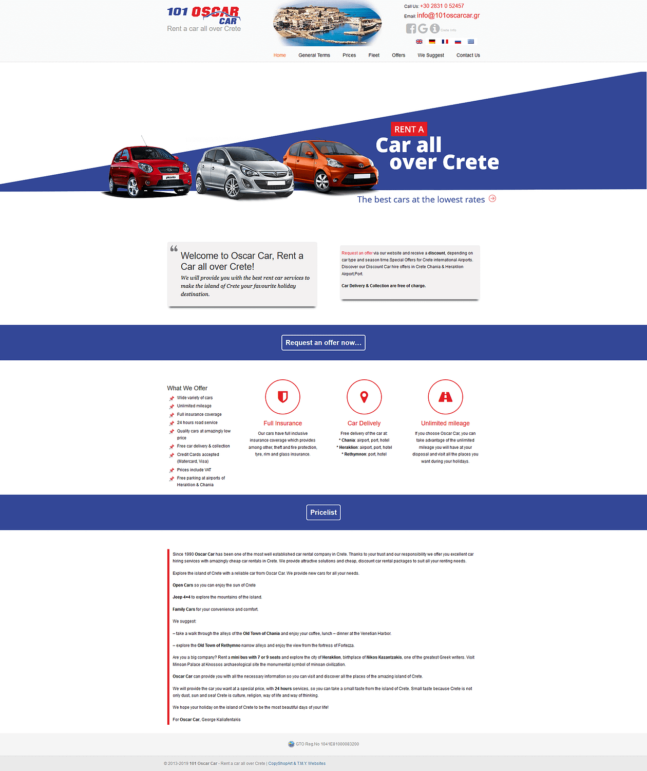 Oscar Car - TMY WEB Development